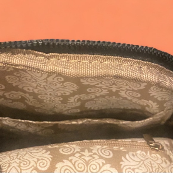 Black Mini Quilted Backpack - Picture 3 of 6